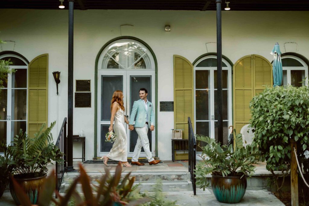 Hemingway Home Elopement in Key West, Florida