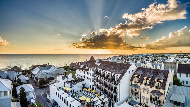 The Pearl hotel on Rosemary Beach