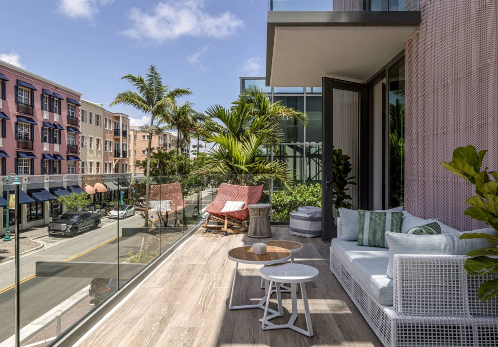 The Ray Hotel in Delray Beach - Veranda