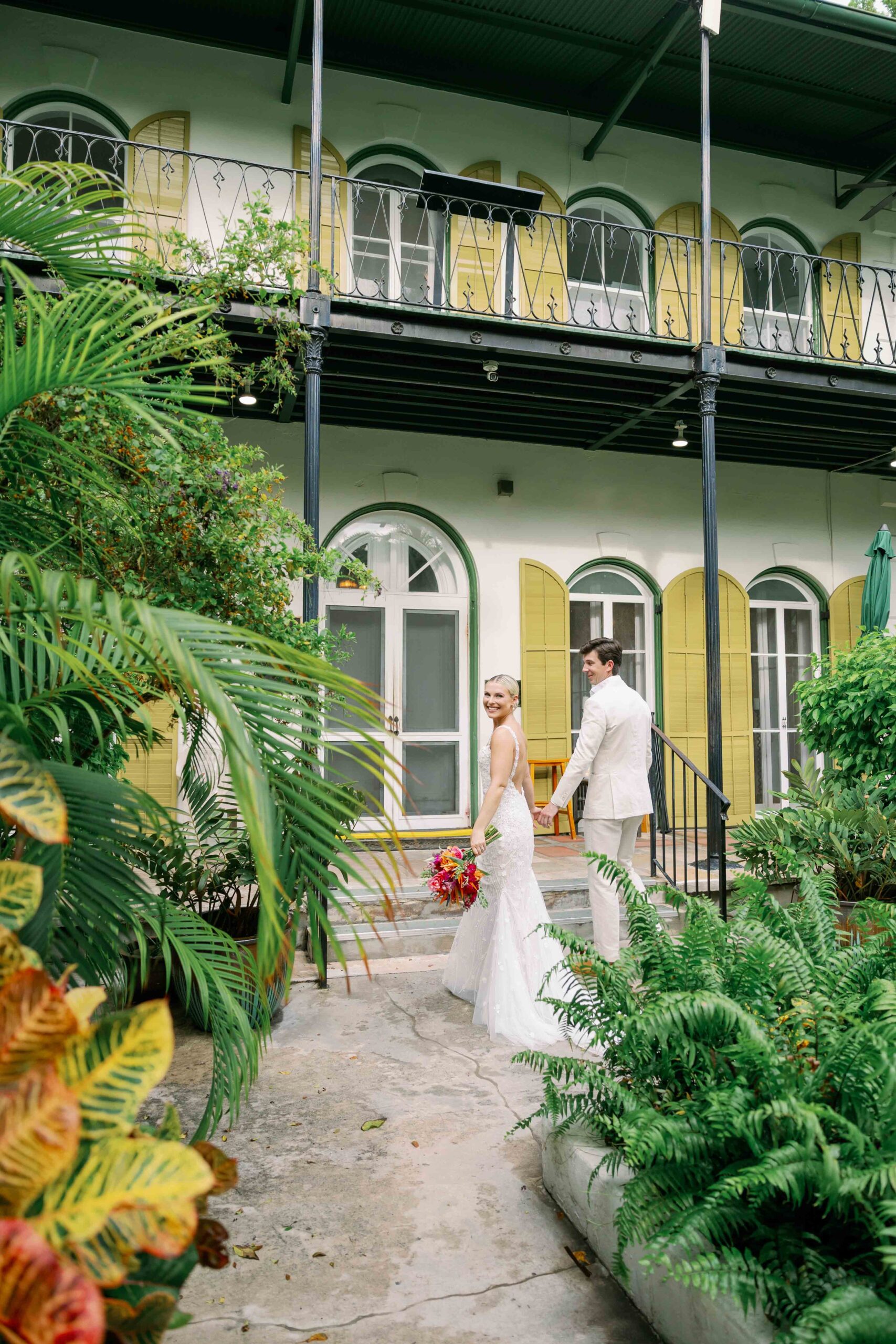 Key West Wedding at The Hemingway Home